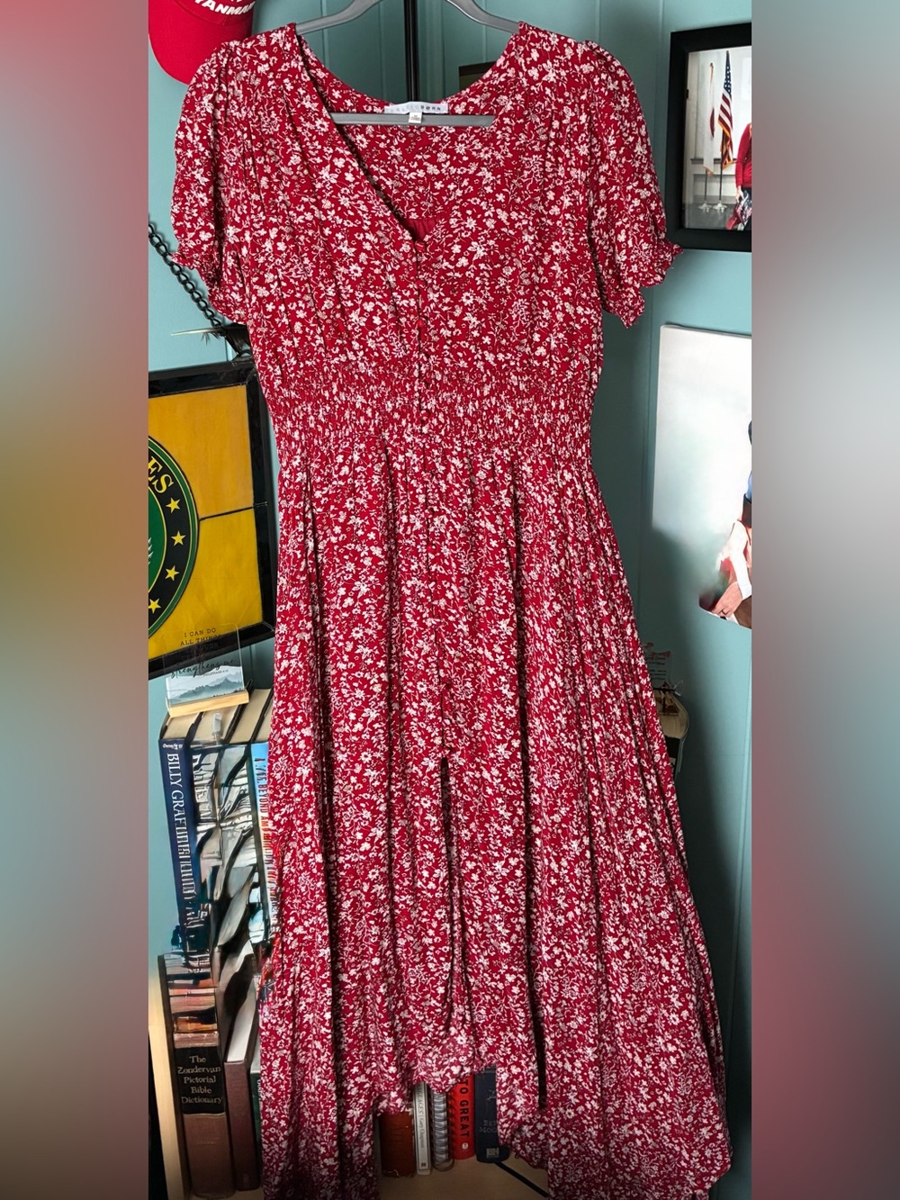 Baltic Born Red Floral Casual Women’s Dress